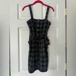 Abercrombie black and white dress